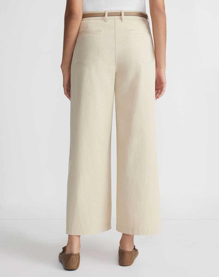 Lafayette 148 New York Pants & Shorts | Bi-Stretch Pima Cotton Fulton Cropped Pant Olive