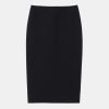 Lafayette 148 New York Skirts | Wool-Silk Crepe Pencil Skirt Black