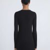 Lafayette 148 New York Sweaters & Knits | Finespun Voile Ribbed Long Cardigan Black