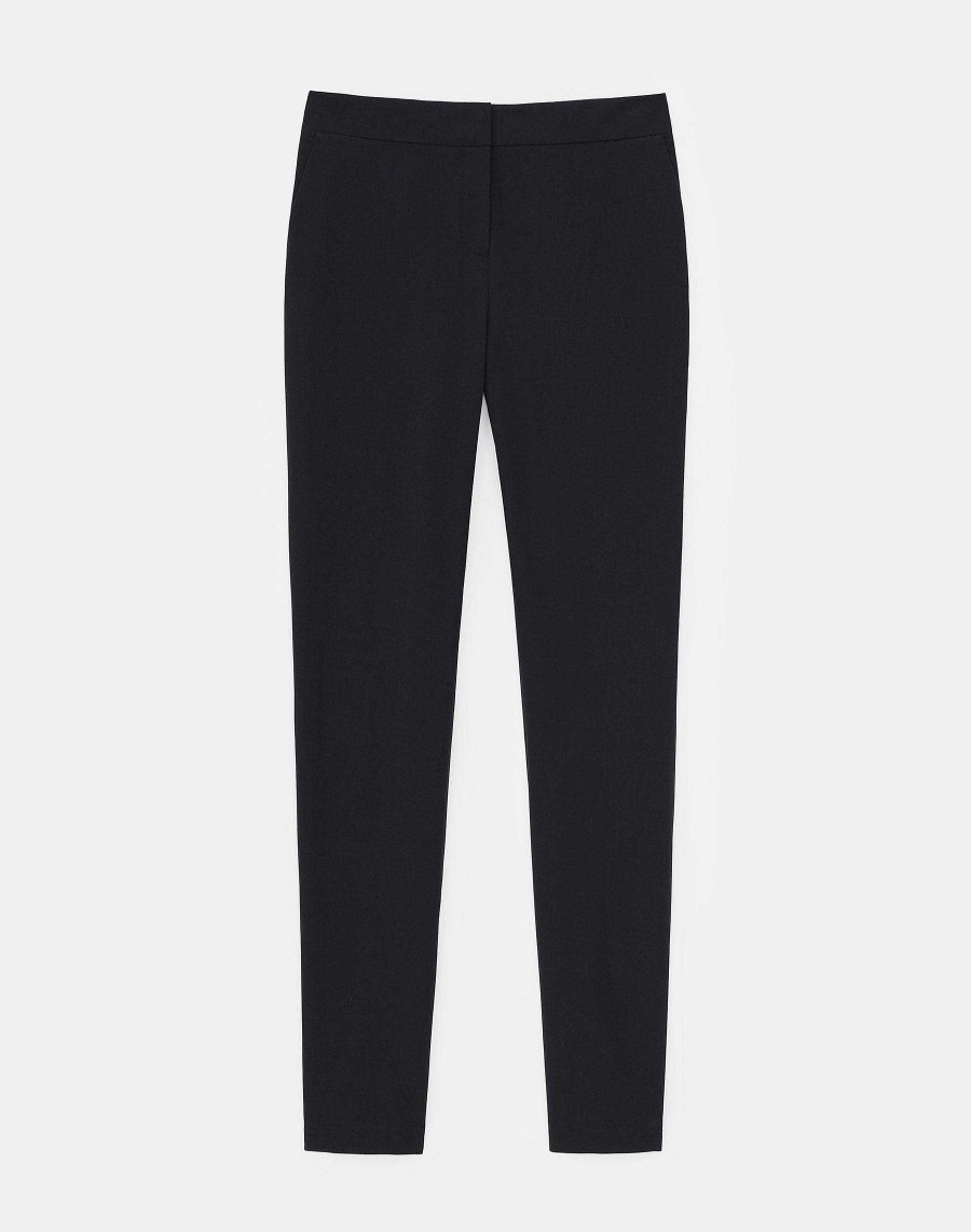 Lafayette 148 New York Pants & Shorts | Stretch Twill Manhattan Skinny Ankle Pant Sea Salt