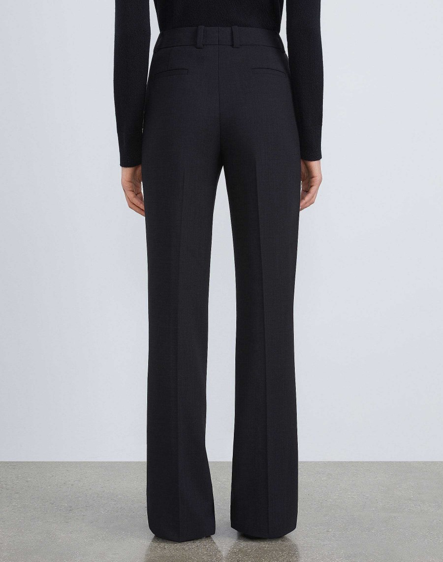 Lafayette 148 New York Pants & Shorts | Responsible Wool Double Face Gates Pant Black