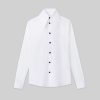 Lafayette 148 New York Blouses & Shirts | Stretch Cotton Snap Front Shirt White