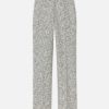 Lafayette 148 New York Pants & Shorts | Linen-Cotton Boucl Tweed Gates Pant Black Multi