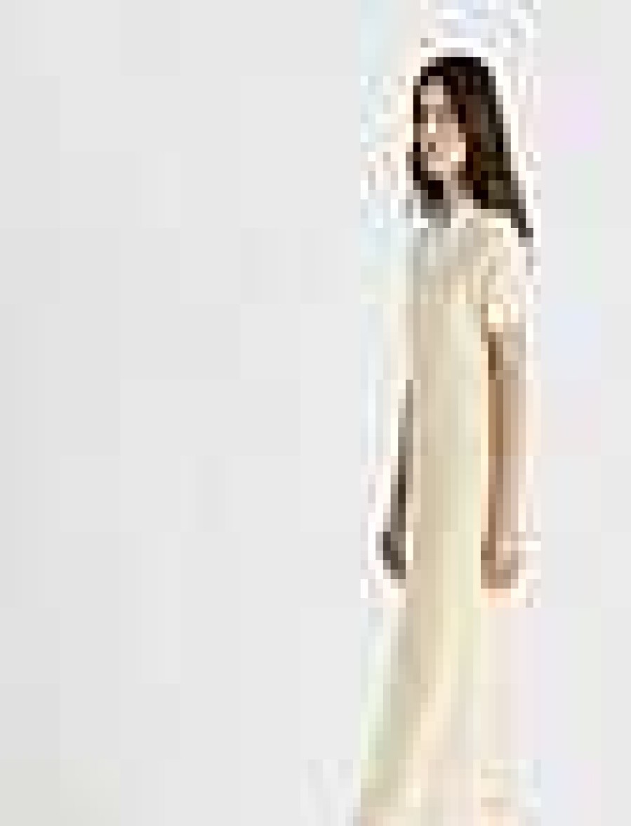 Lafayette 148 New York Dresses | Soutache Embroidered Cotton Dress Creme Fraiche