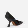 Lafayette 148 New York Heels | Satin Pump Black