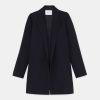 Lafayette 148 New York Jackets & Blazers | Responsible Finesse Crepe Peak Lapel Jacket Black