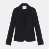 Lafayette 148 New York Suits | Finesse Crepe Single Button Blazer Black