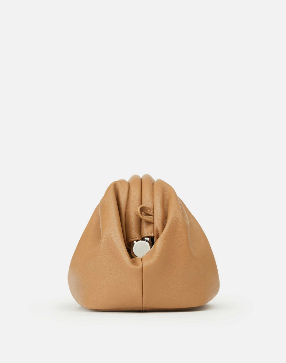 Lafayette 148 New York Clutches | Nappa Leather Pochette Camel