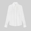 Lafayette 148 New York Blouses & Shirts | Silk Georgette Pintuck Bib Blouse Cloud