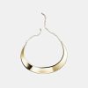 Lafayette 148 New York Jewelry | Lune Brass Collar Necklace Pale Gold