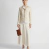 Lafayette 148 New York Jackets & Blazers | Eco Flora Jacquard Cotton-Silk Patch Pocket Blazer Dune Multi