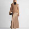 Lafayette 148 New York Sweaters & Knits | Hair Chainette Collared Sweater Camel