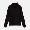 Lafayette 148 New York Sweaters & Knits | Responsible Matte Crepe Turtleneck Sweater Black