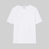 Lafayette 148 New York Tops & Tees | Linen-Cotton Jersey V-Neck Tee Taupe