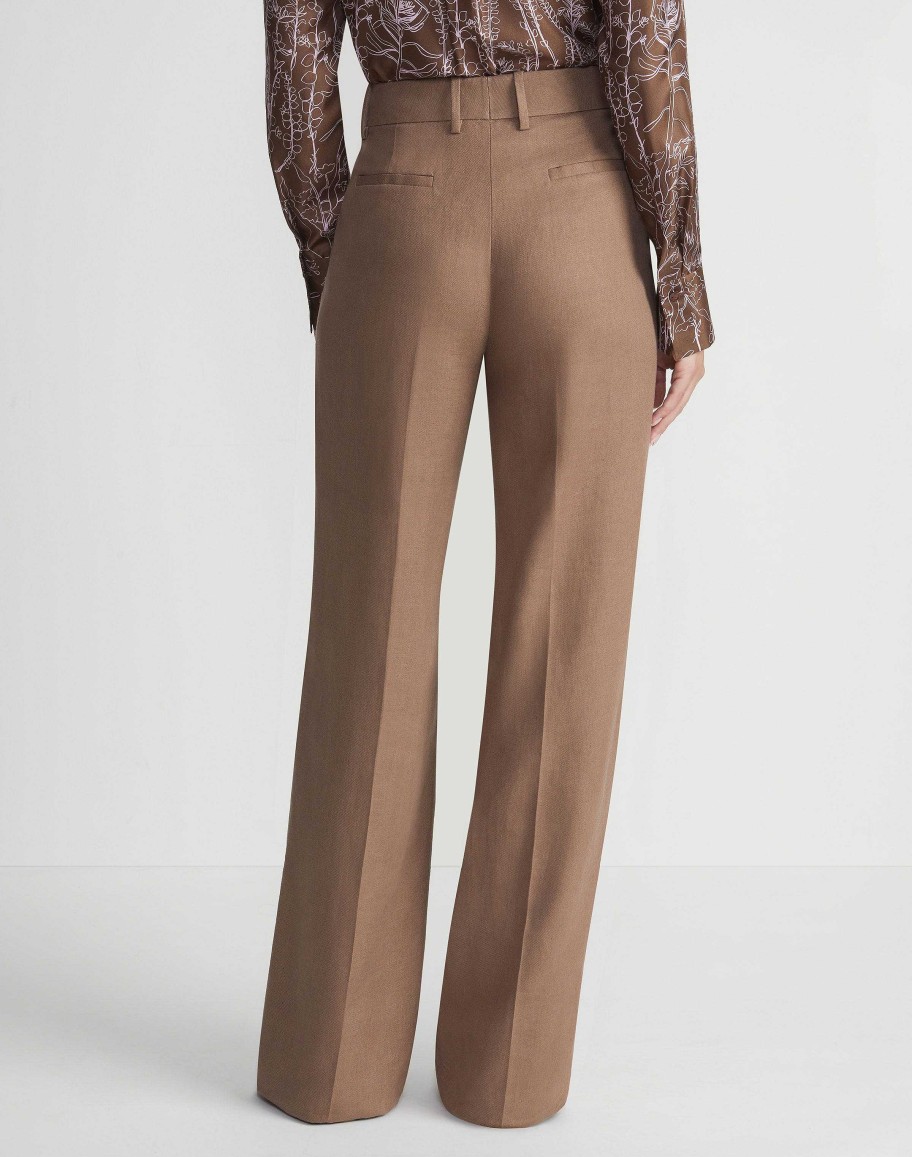 Lafayette 148 New York Suits | Linen Sullivan Pant Pebble