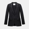 Lafayette 148 New York Jackets & Blazers | Nappa Leather Blazer Classic Claret