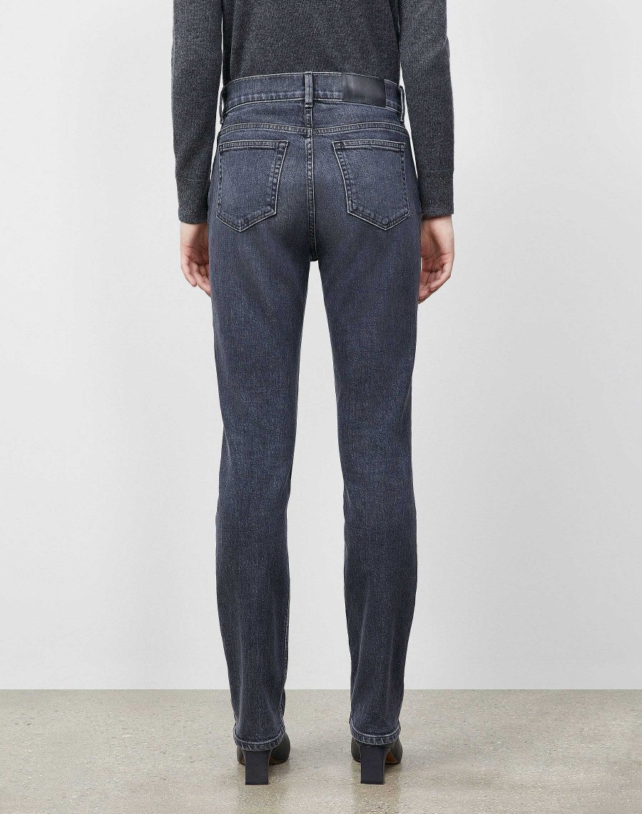 Lafayette 148 New York Pants & Shorts | L148 Denim Reeve Straight Jean Washed Onyx