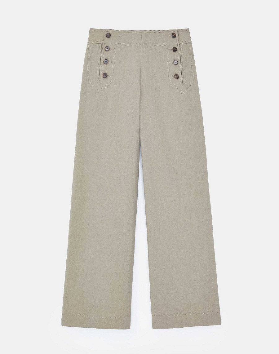 Lafayette 148 New York Pants & Shorts | Cotton Twill Seabring Pant Navy