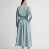 Lafayette 148 New York Dresses | Organic Cotton Chambray Shirtdress Sunkissed