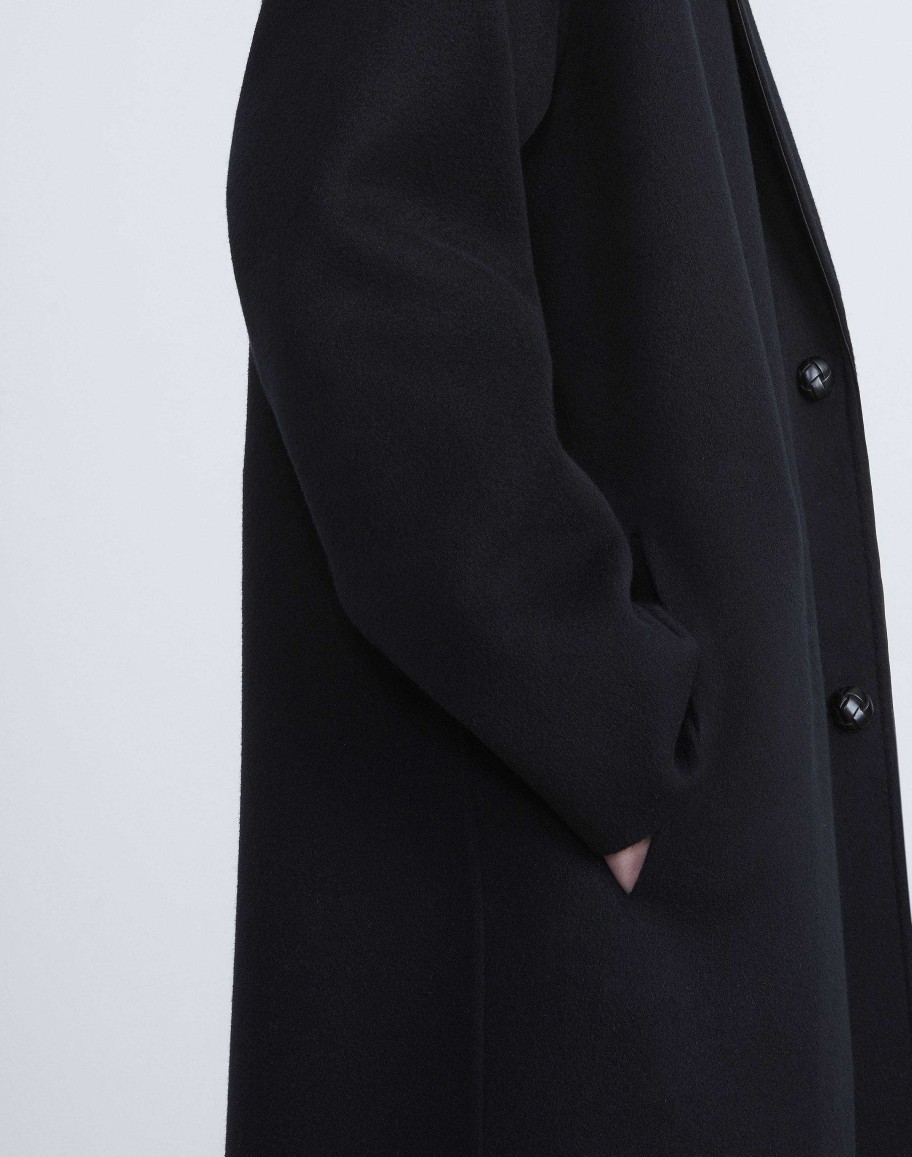 Lafayette 148 New York Coats & Outerwear | Cashmere Cardigan Coat Black