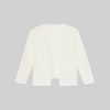 Lafayette 148 New York Sweaters & Knits | Finespun Voile Open-Front Cropped Cardigan Pale Blue