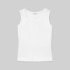 Lafayette 148 New York Tops & Tees | Cotton Rib Scoop Neck Tank Black