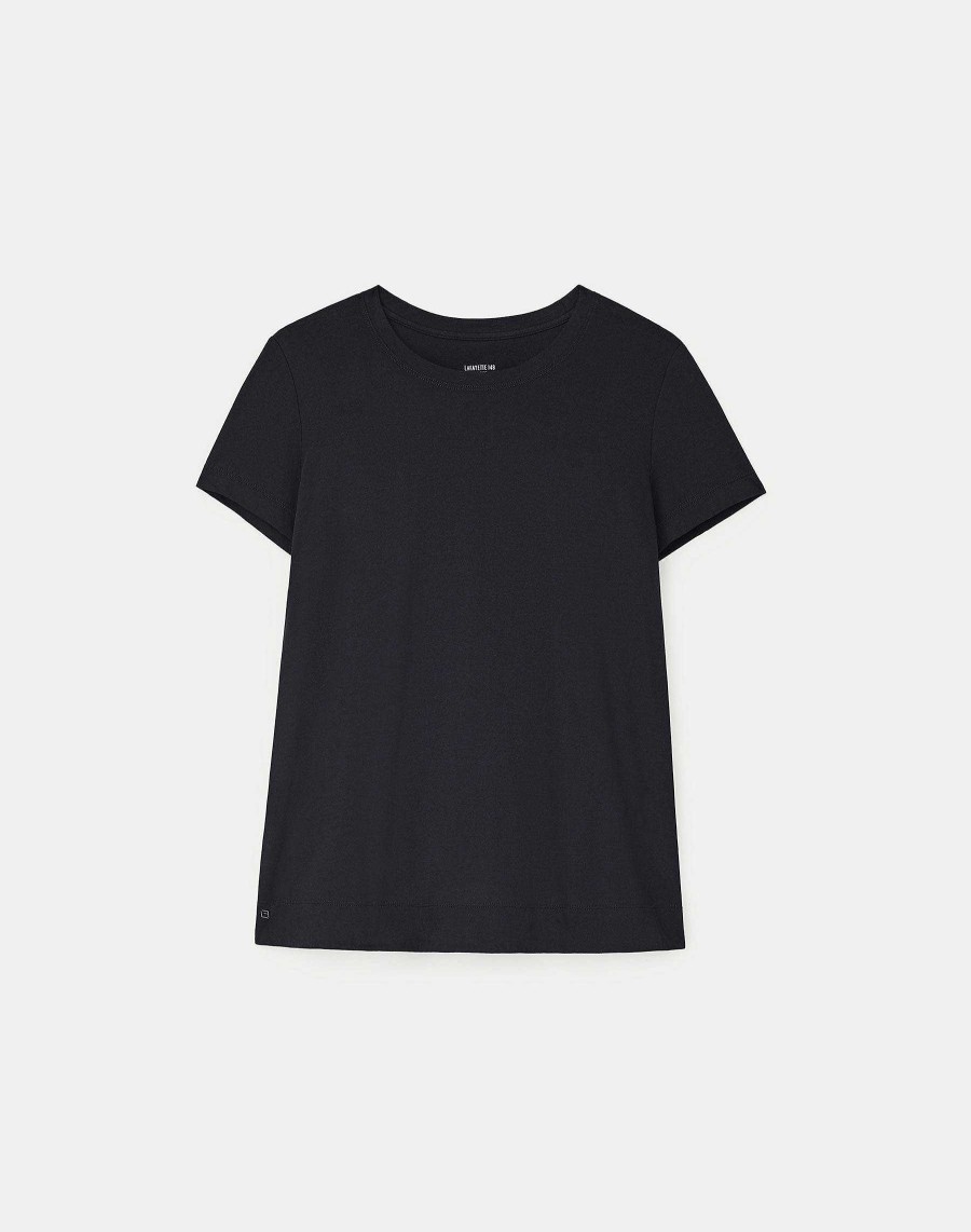 Lafayette 148 New York Tops & Tees | Cotton Jersey Modern Tee White