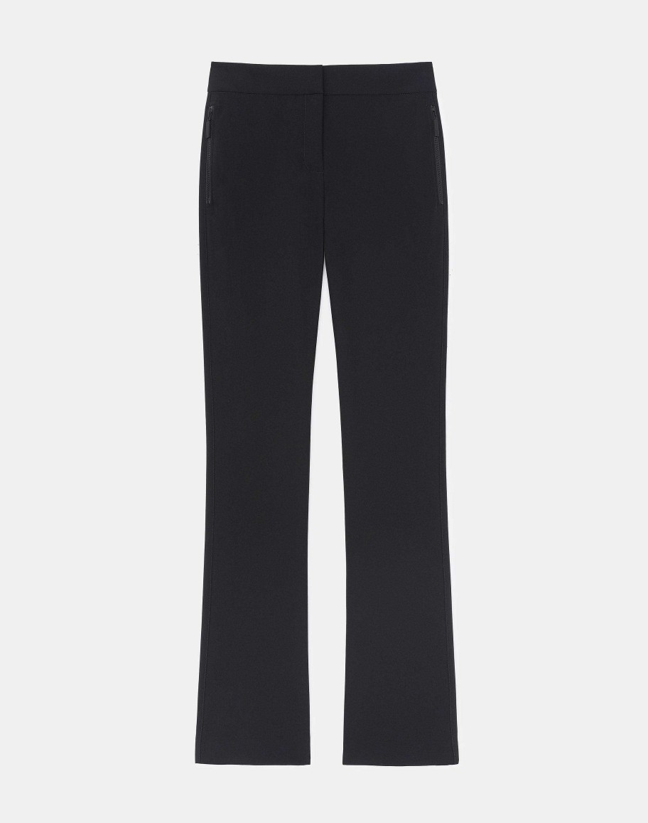 Lafayette 148 New York Pants & Shorts | Acclaimed Stretch Manhattan Slim Flared Pant Black