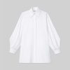 Lafayette 148 New York Blouses & Shirts | Organic Cotton Poplin Tie Back Oversized Shirt Black