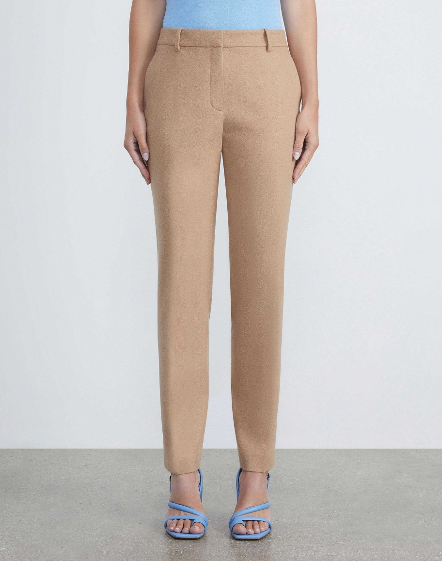 Lafayette 148 New York Pants & Shorts | Hair Clinton Ankle Pant Camel