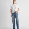 Lafayette 148 New York Tops & Tees | Linen-Cotton Jersey Pocket T-Shirt White