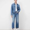 Lafayette 148 New York Jackets & Blazers | L148 Denim Jacket Faded Skyline