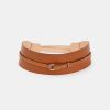 Lafayette 148 New York Leather Accessories | Vachetta Leather Obi Belt Black