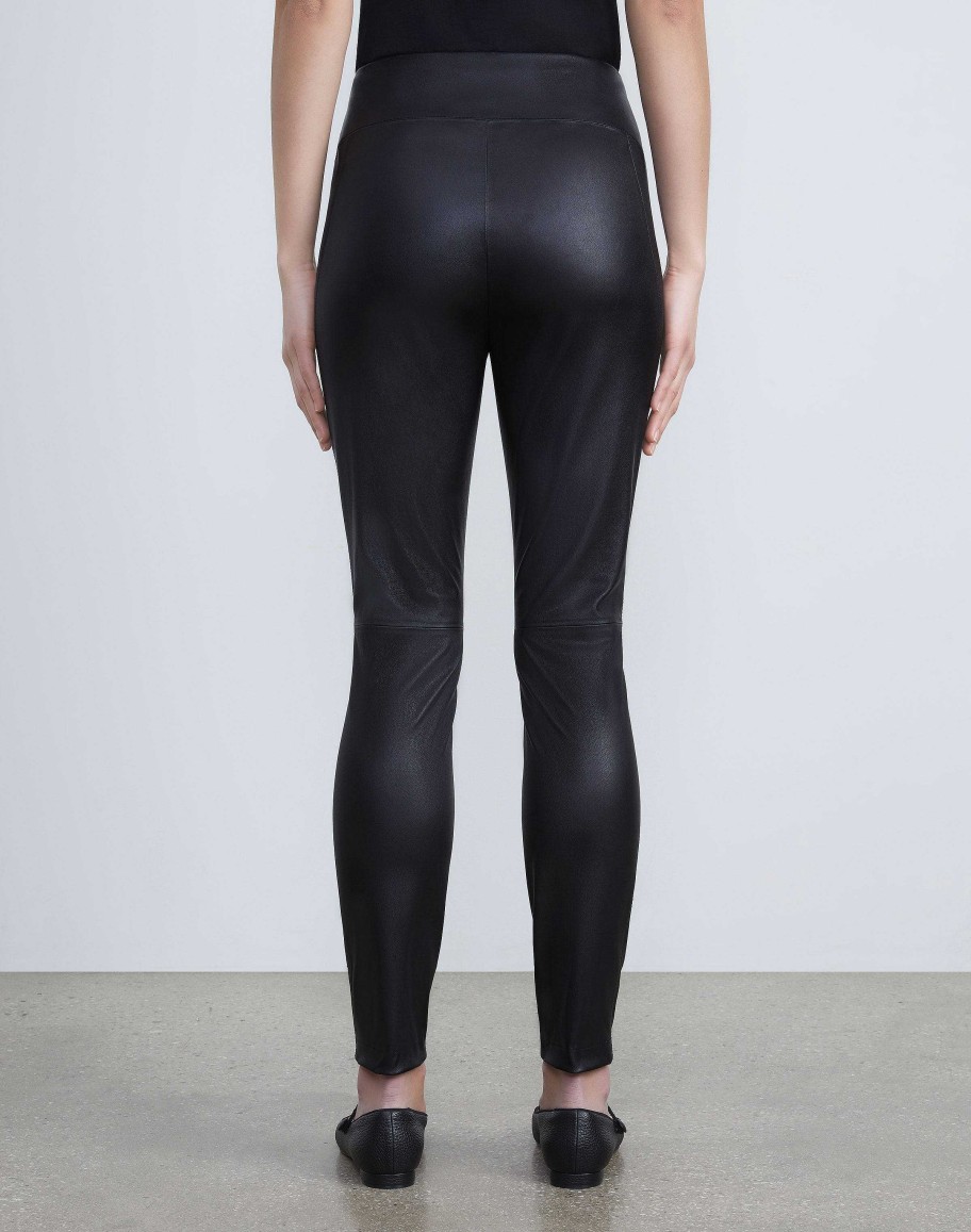 Lafayette 148 New York Pants & Shorts | Stretch Nappa Leather Greenwich Legging Copper